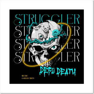 Struggler Skull Posters and Art